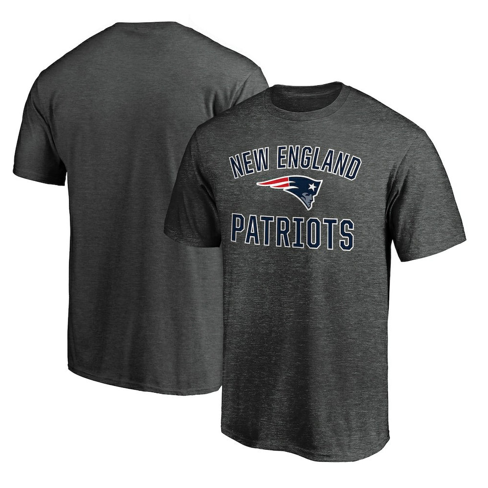 New England Patriots Victory Arch T-Shirt Heather Charcoal - Fanatics
