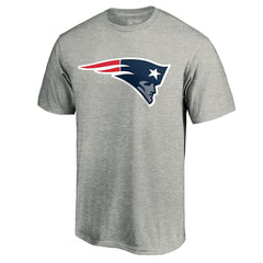 New England Patriots Primary Logo T-Shirt Heather Gray - Fanatics
