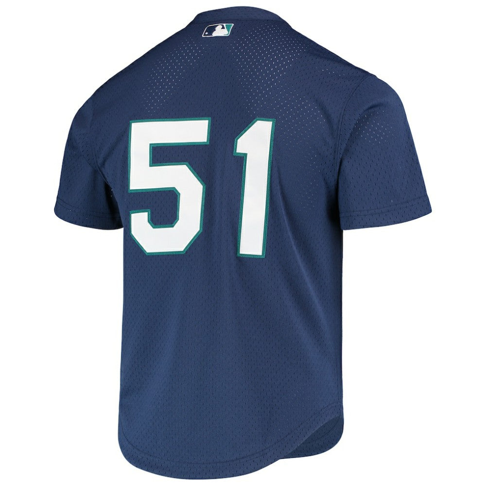 Ichiro Suzuki Seattle Mariners Mitchell & Ness Authentic Batting Practice Jersey - Navy | MLB Jerseys