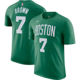 Nike - Jaylen Brown Boston Celtics Icon 2022/23 Name & Number T-Shirt - Kelly Green