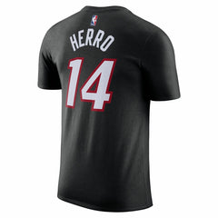 Nike - Tyler Herro Miami Heat Icon 2022/23 Name & Number T-Shirt - Black