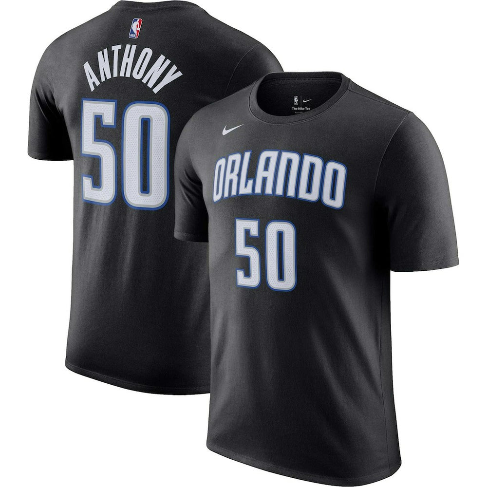 Nike - Cole Anthony Orlando Magic Icon 2022/23 Name & Number T-Shirt - Black
