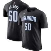 Nike - Cole Anthony Orlando Magic Icon 2022/23 Name & Number T-Shirt - Black
