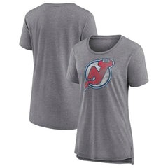 New Jersey Devils - Fanatics Women's Special Edition 2.0 Modern T-Shirt Heather Gray