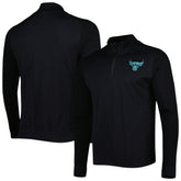 NBA - Chicago Bulls Levelwear Nano Engineered Knit Fabric Quarter-Zip Jacket - Black