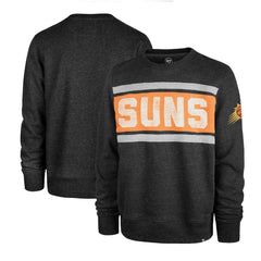 47 brand - Phoenix Suns '47 Tribeca Emerson Pullover Sweatshirt - Heather Black