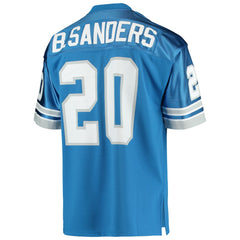 Barry Sanders Detroit Lions 1991 Authentic Throwback Retired Player Jersey Blue - Mitchell & Ness