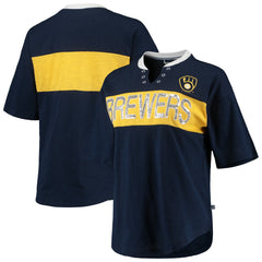 Milwaukee Brewers Touch Women's Lead Off Notch Neck T-Shirt Clearance