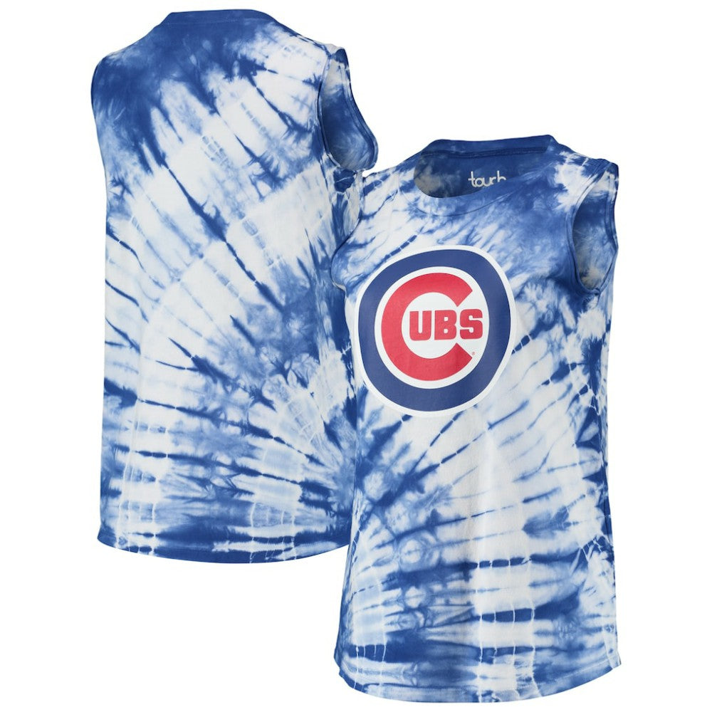 Chicago Cubs Touch Women's Money Ball Tie-Dye Tank Top Sale