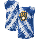 Milwaukee Brewers Touch Women's Money Ball Tie-Dye Tank Top Online