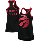 NBA - Toronto Raptors G-III Sports by Carl Banks Women's Showdown Scoop-Neck Racerback Tank Top - Black