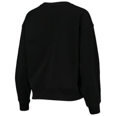 NBA - Brooklyn Nets DKNY Sport Women's Carrie Rhinestone Pullover Sweatshirt - Black