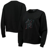 Miami Marlins DKNY Sport Women's Carrie Pullover Sweatshirt for sale