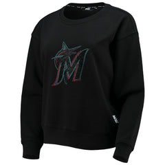 Miami Marlins DKNY Sport Women's Carrie Pullover Sweatshirt for sale