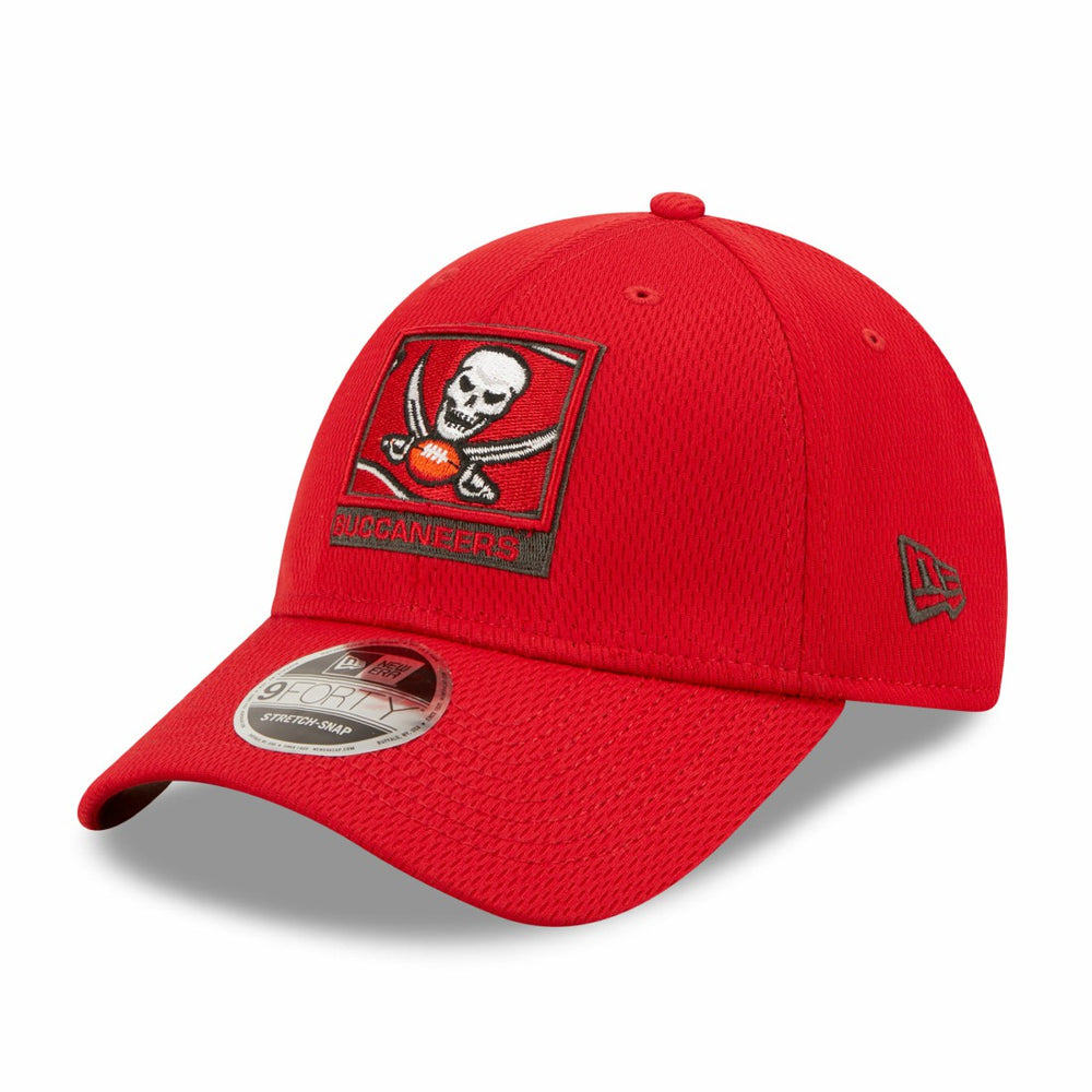Tampa Bay Buccaneers New Era Framed AF 9FORTY Snapback Hat Red - NFL