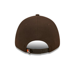 Cleveland Browns New Era Framed AF 9FORTY Snapback Hat Brown - NFL