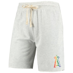 Los Angeles Angels Concepts Sport Mainstream Logo Terry Tri-Blend Shorts Sale