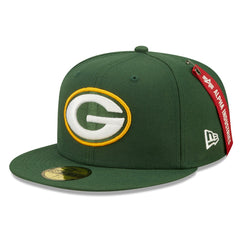 Green Bay Packers New Era x Alpha Industries Alpha 59FIFTY Fitted Hat Green - NFL