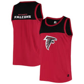 Atlanta Falcons Starter Team Touchdown Fashion Tank Top Red/Black - NFL