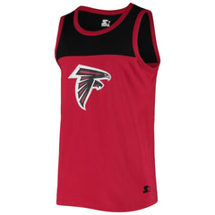 Atlanta Falcons Starter Team Touchdown Fashion Tank Top Red/Black - NFL