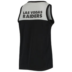Las Vegas Raiders Starter Team Touchdown Fashion Tank Top Black/Silver - NFL