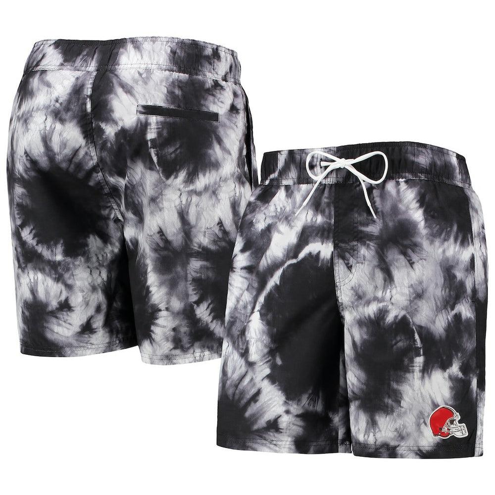 Cleveland Browns G-III Sports by Carl Banks Splash Volley Swim Shorts Black - NFL