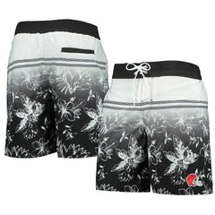Cleveland Browns G-III Sports by Carl Banks Island Volley Swim Shorts Black - NFL