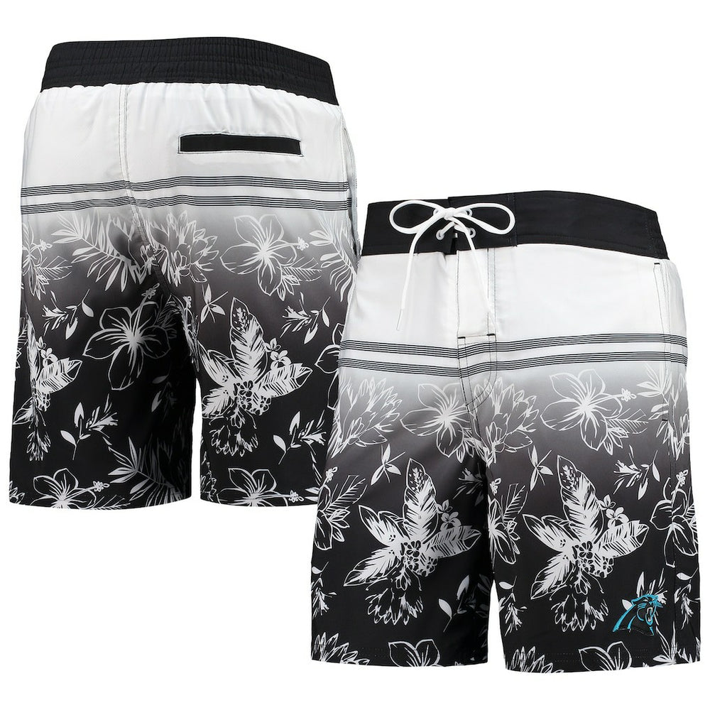 Carolina Panthers G-III Sports by Carl Banks Island Volley Swim Shorts Black - NFL
