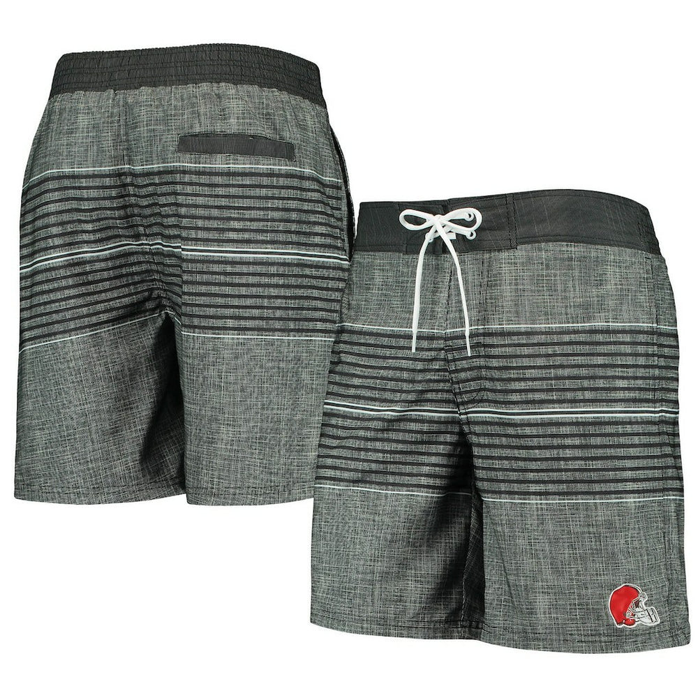 Cleveland Browns G-III Sports by Carl Banks Horizon Swim Shorts Black - NFL