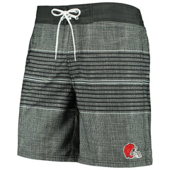 Cleveland Browns G-III Sports by Carl Banks Horizon Swim Shorts Black - NFL