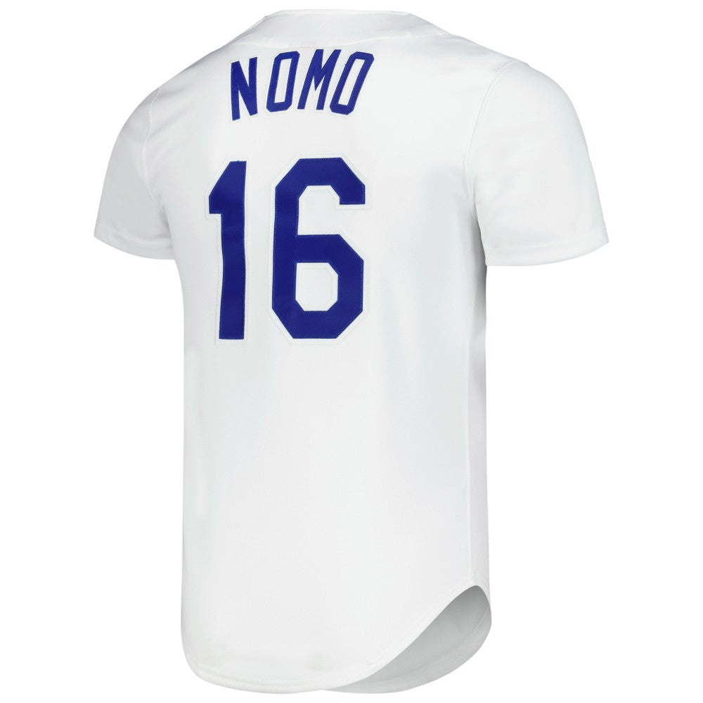 Hideo Nomo Los Angeles Dodgers Mitchell & Ness Cooperstown Collection Authentic Jersey - White | MLB Jerseys