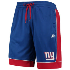 New York Giants Starter Fan Favorite Fashion Shorts Royal/Red - NFL