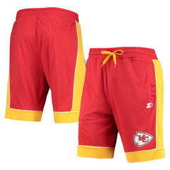 Kansas City Chiefs Starter Fan Favorite Fashion Shorts Red/Gold - NFL