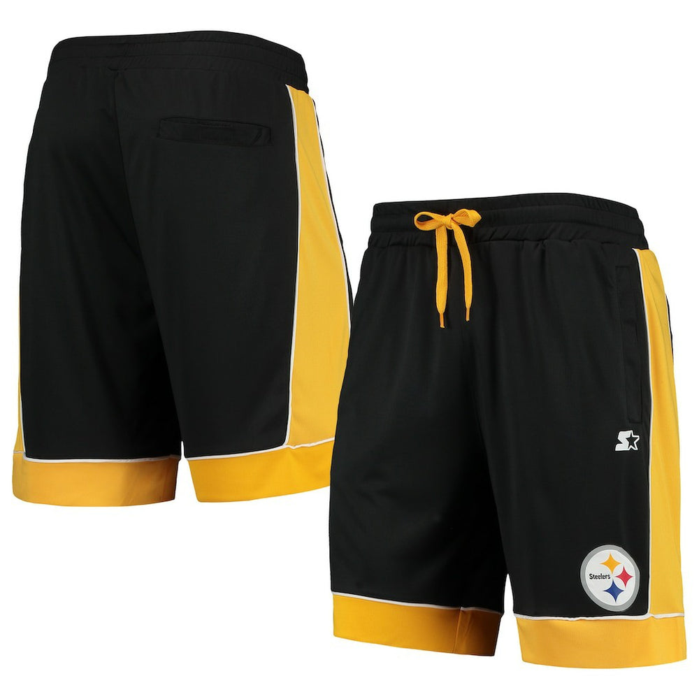 Pittsburgh Steelers Starter Fan Favorite Fashion Shorts Black/Gold - NFL