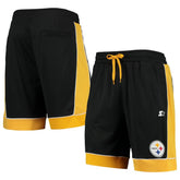 Pittsburgh Steelers Starter Fan Favorite Fashion Shorts Black/Gold - NFL