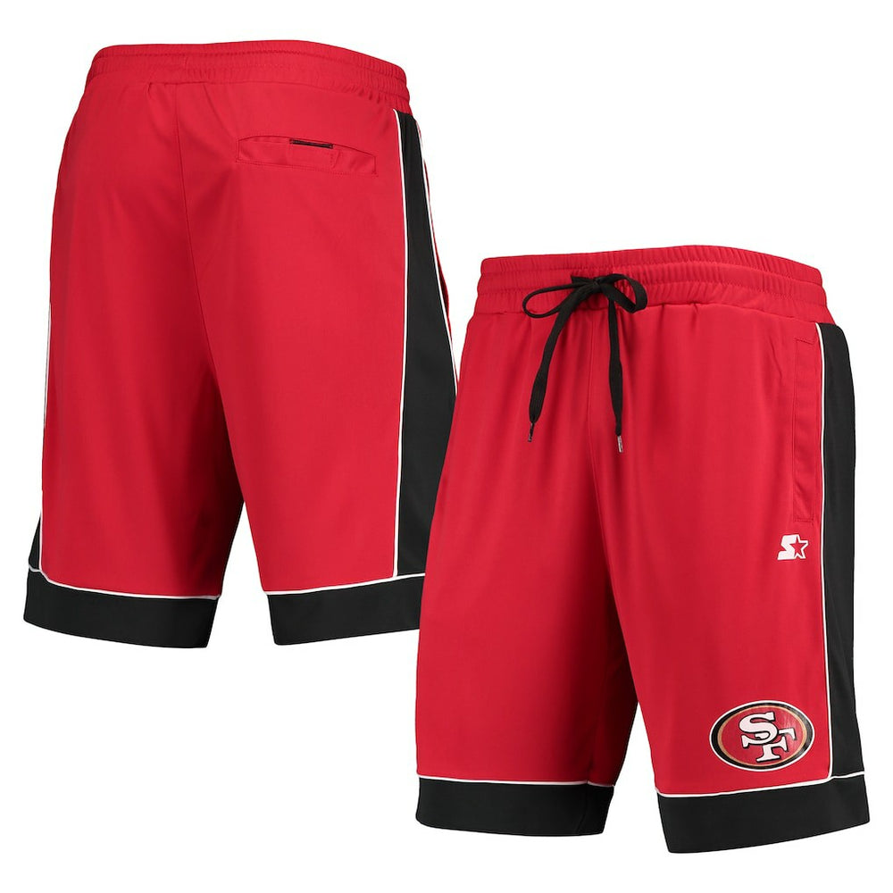 San Francisco 49ers Starter Fan Favorite Fashion Shorts Scarlet/Black - NFL