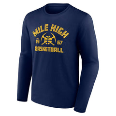 NBA - Denver Nuggets Tip-Off Long Sleeve T-Shirt - Navy