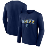 NBA - Memphis Grizzlies Tip-Off Long Sleeve T-Shirt - Navy