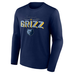 NBA - Memphis Grizzlies Tip-Off Long Sleeve T-Shirt - Navy
