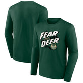 NBA - Milwaukee Bucks Tip-Off Long Sleeve T-Shirt - Hunter Green