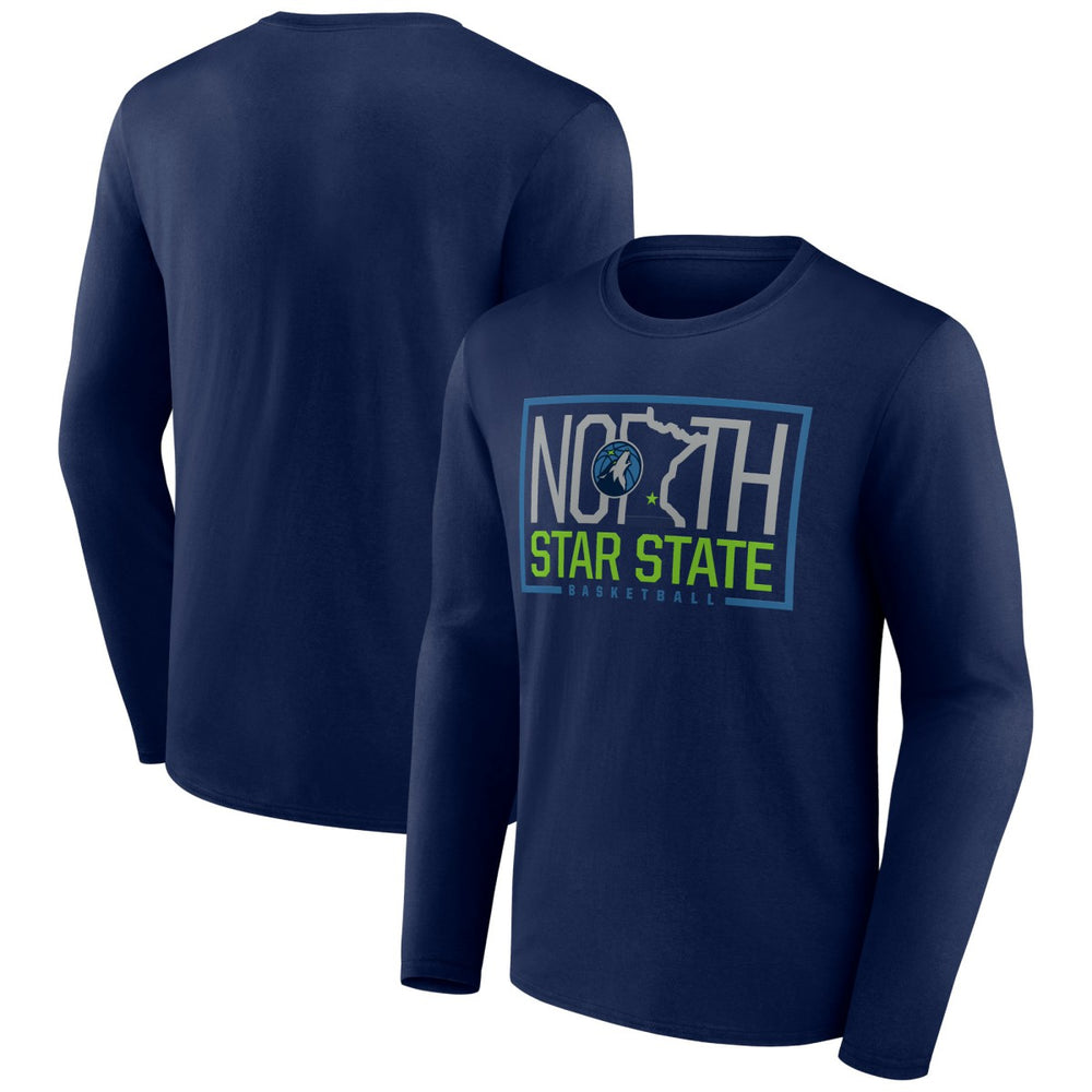 NBA - Minnesota Timberwolves Tip-Off Long Sleeve T-Shirt - Navy