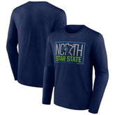 NBA - Minnesota Timberwolves Tip-Off Long Sleeve T-Shirt - Navy