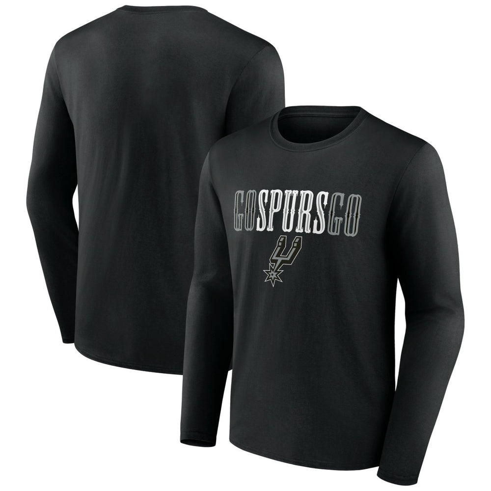 NBA - San Antonio Spurs Tip-Off Long Sleeve T-Shirt - Black
