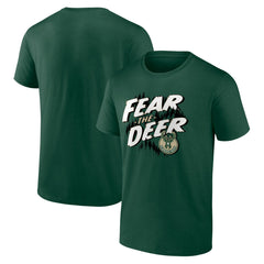 NBA - Milwaukee Bucks Tip-Off T-Shirt - Hunter Green