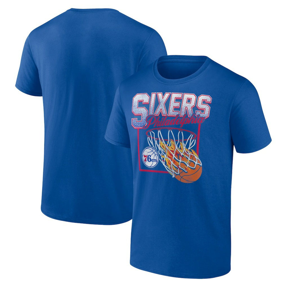 NBA - Philadelphia 76ers Alley Oop T-Shirt - Royal