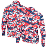 Los Angeles Angels Digital Camo Performance Quarter-Zip Pullover Jacket Lifestyle