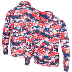 Los Angeles Angels Digital Camo Performance Quarter-Zip Pullover Jacket Lifestyle