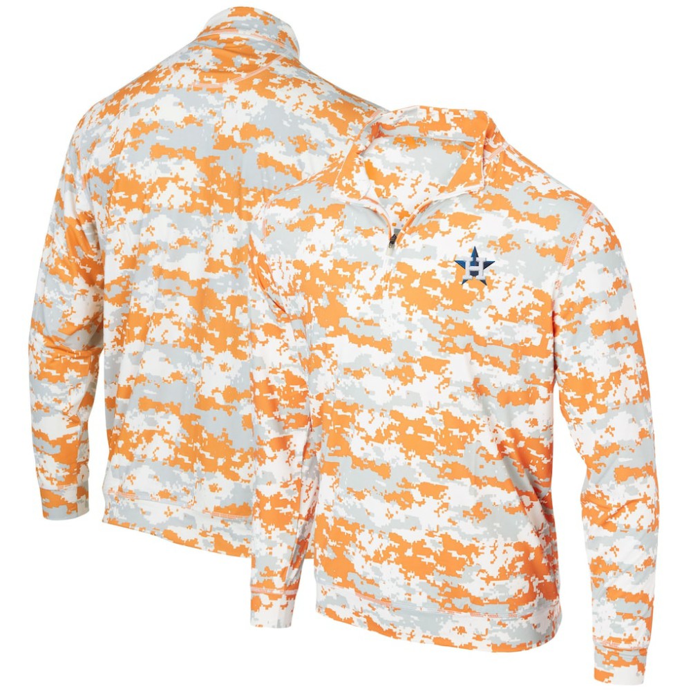 Houston Astros Digital Camo Performance Quarter-Zip Pullover Jacket Online