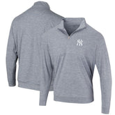 New York Yankees Peached Marled Yarn Quarter-Zip Pullover Jacket Near Me