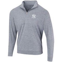 New York Yankees Peached Marled Yarn Quarter-Zip Pullover Jacket Near Me